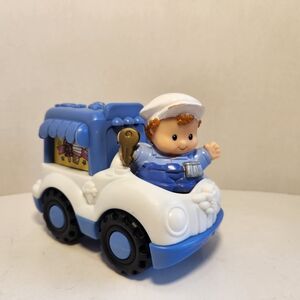 Fisher Price Little People Musical Ice Cream Truck Vehicle Toy Sounds Work!